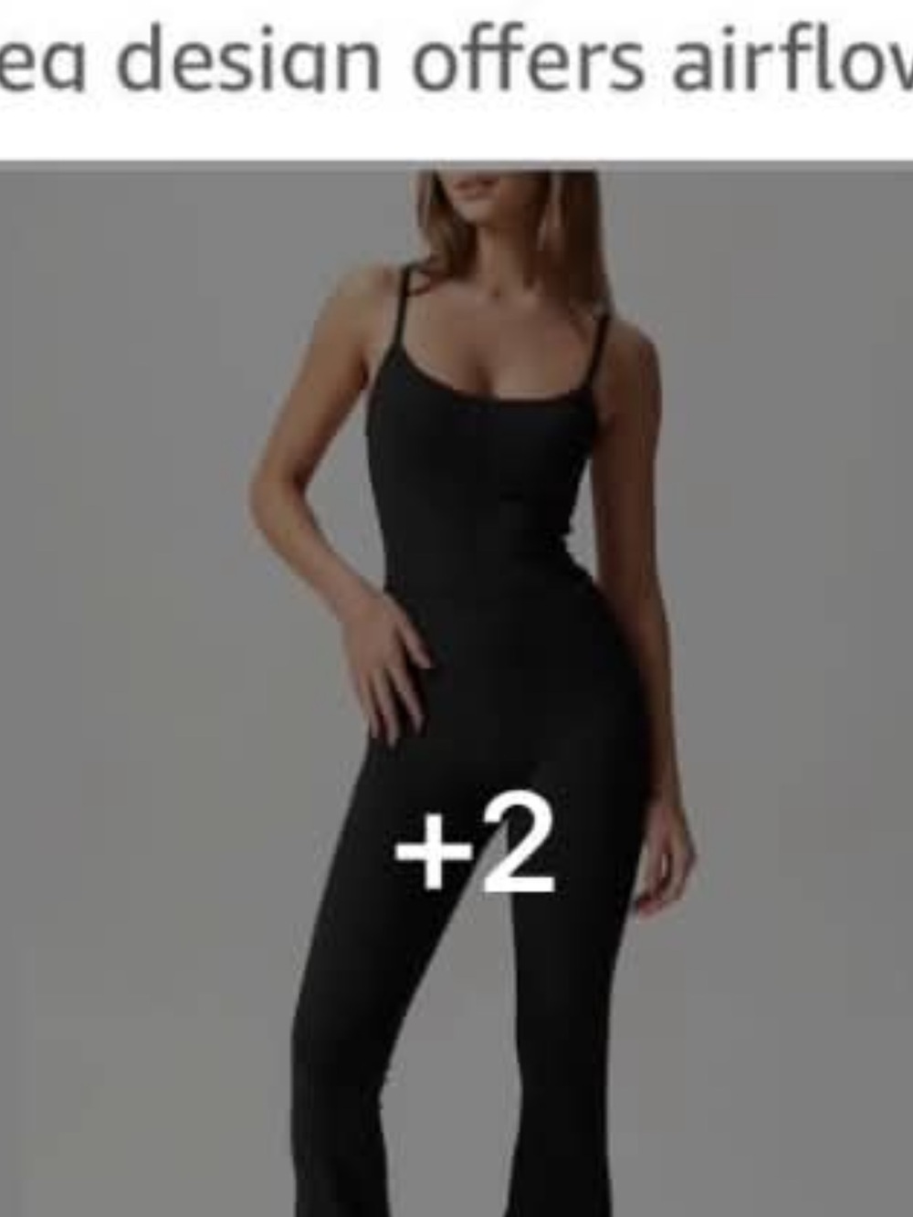 COPYLEAF Black Adjustable Strap Flare Jumper Unitard Size Small NWT